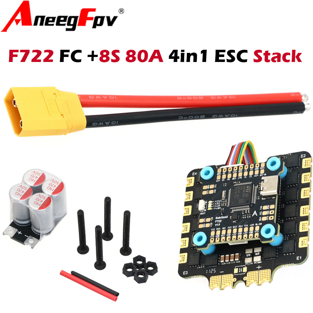 SoloGood F722 F7 6S controlado - Speedybee F405 V4 Bls 55A Stack reseña y precio