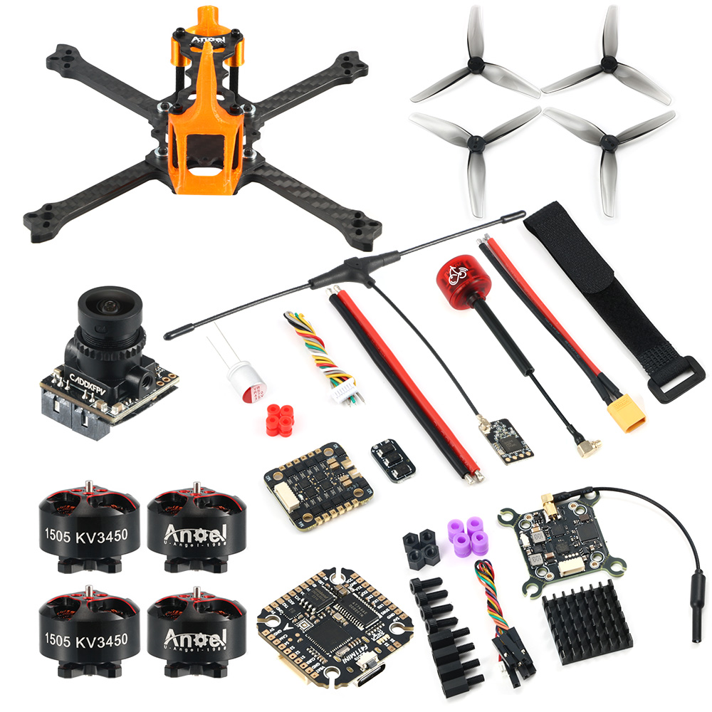 Kit de Dron FPV Angel35 de 3.5 - Speedybee F405 V4 Bls 55A Stack reseña y precio