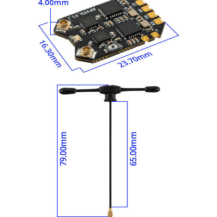 Receptor RadioMaster RP4TD Exp - Radiomaster Ranger 2.4Ghz Elrs Module reseña y precio